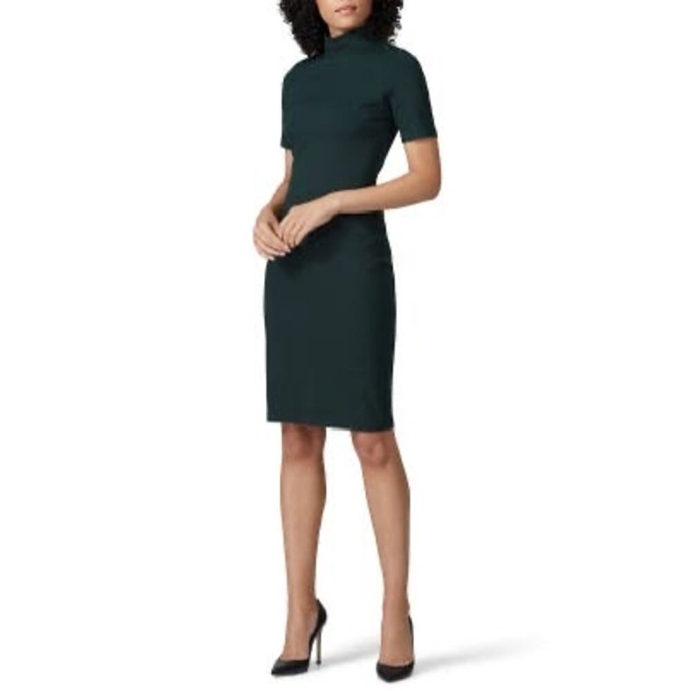 Slate & Willow Green Spruce Ponte Crewn Neckline Sheath Dress Size Extra Small